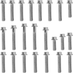 Kit parafusos tampa motor lateral esquerda+direita CBX200 Strada XR200R NX200 1993 a 2003