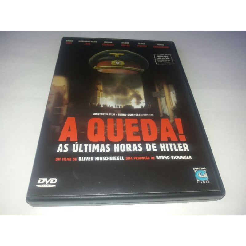 Dvd - A Queda ! As Ultimas Horas de Hi tler - 2004 - Bruno Ganz - Filme Alemao - Dublado