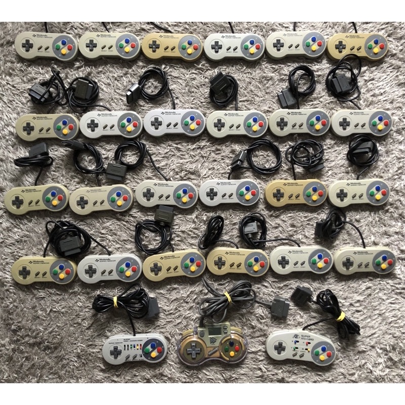 SUPER FAMICOM - CONTROLES - SUPER NINTENDO - ORIGINAL