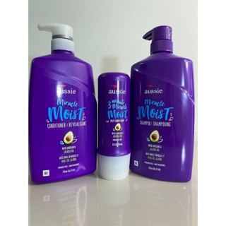 Kit Shampoo Moist Avocado / Condicionador e Mascara Aussie