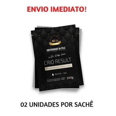 Kit 20 Membranas Duplas (10 sachês) - Crio Result - Tam G