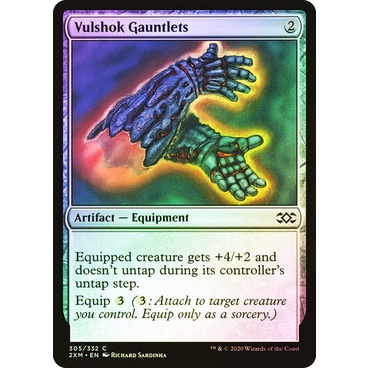 Manoplas dos Vulshoques (FOIL) - Magic The Gathering