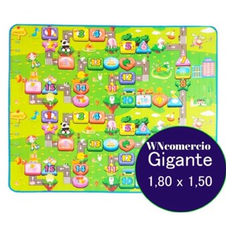 Tapete Gigante 180x150 Infantil Térmico Tatame Colorido Divertido Educativo