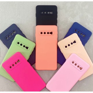 Capa Capinha Case Samsung S10/S10 Ultra Silicone Aveludada Protege Câmera Colorida Anti Impacto