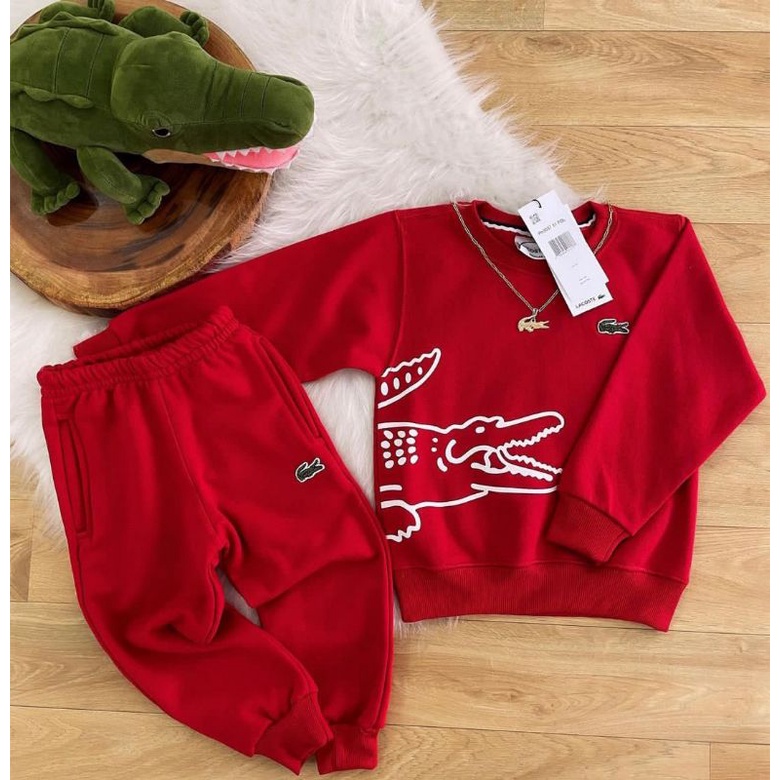 Conjunto Lacoste Infantil | Shopee Brasil