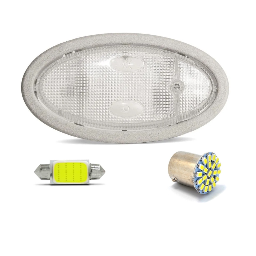 Lanterna Teto + Lampada Led Teto e Placa Celta  2007 2008 2009 2010 2011 2012 2013 em Oferta na Shopee