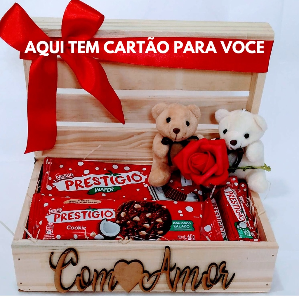 Cesta de Chocolate Presente Namorado Natal | Shopee Brasil