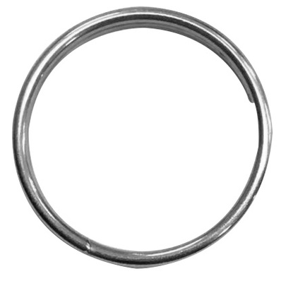 Argola de metal p/ chaveiro Pequena 15mm Pacote com 500 gr
