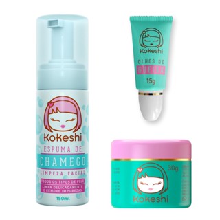 Kit Hidratação e Limpeza Facial Kokeshi