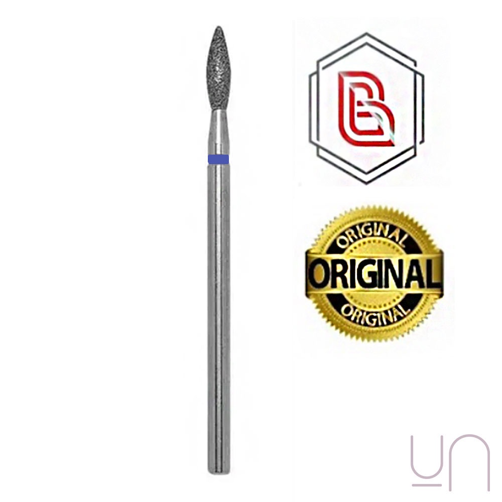 Broca Diamantada Brilho PM 838 Original Profissional Para Cutícula e Acabamento Nail Desginer