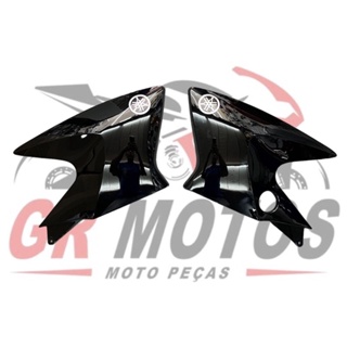 PAR DE ABAS YAMAHA FACTOR/YBR 125  2009/2012 PRETO em Oferta na Shopee