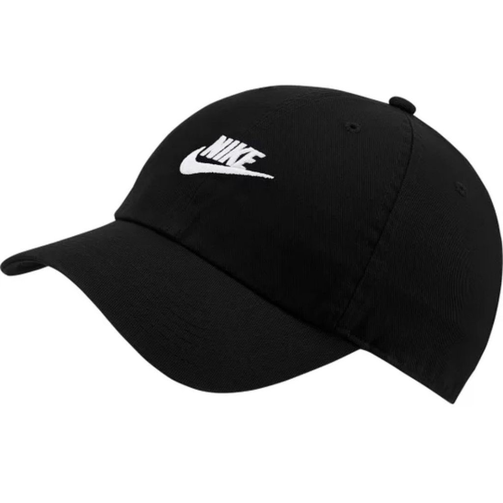Boné Nike Preto/Branco Clássico Heritage Aba Curva ENVIO IMEDIATO!