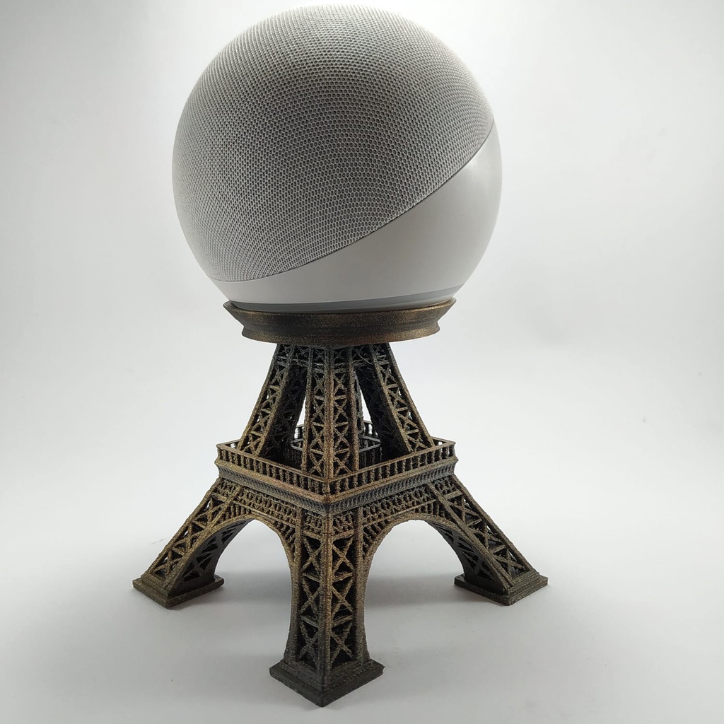 Suporte De Mesa Torre Eiffel Alexa Echo Dot 4 ou 5 Geração