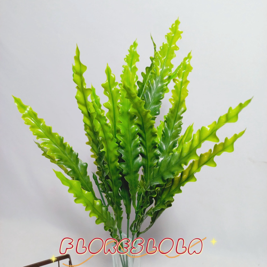Plantas Matinho de folha Algas Artificiais Buquê Folha Folhagem Arbusto Casa Escritório Jardim Decoração De Casamento