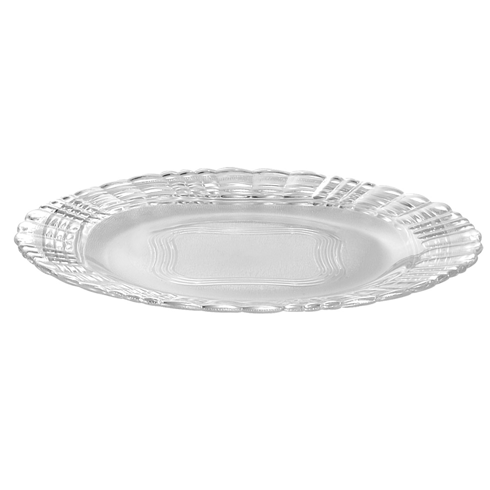 Prato de Vidro para Bolo Torta 30cm Unitário Multiuso Wheaton Casa Cozinha Decoração Louça Barato