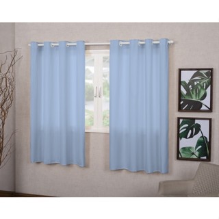 Cortina Roma 2,00 L 1,70 A (Janela, Sala, Quarto E Escritório - Azul Bebê )