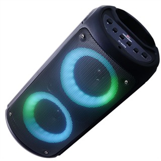 Caixa de Som Bluetooth Gigante Amplificada Torre Painel Led RGB Grasep Ultra Potente 2 Alto Falante