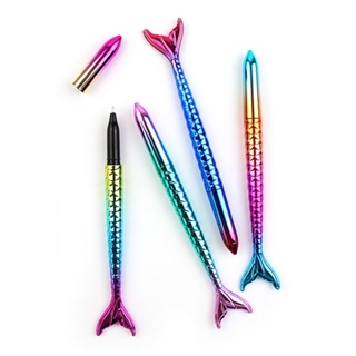 Kit 10/5/3 Canetas de Sereia Colorida com líquido caneta de gel 0.05 preto adequada para estudantes em Oferta na Shopee