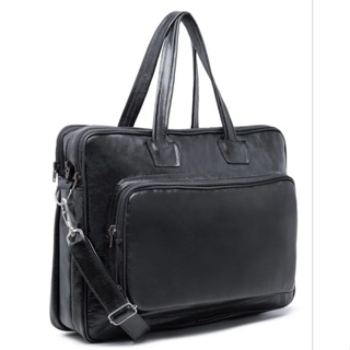 Bolsa  Executiva de Couro Legítimo Fabricação Própria Porta Notebook Divisórias em Oferta na Shopee