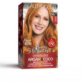 Coloração Kit 96.44 Ruivo Claro Indecifrável - Beauty Color