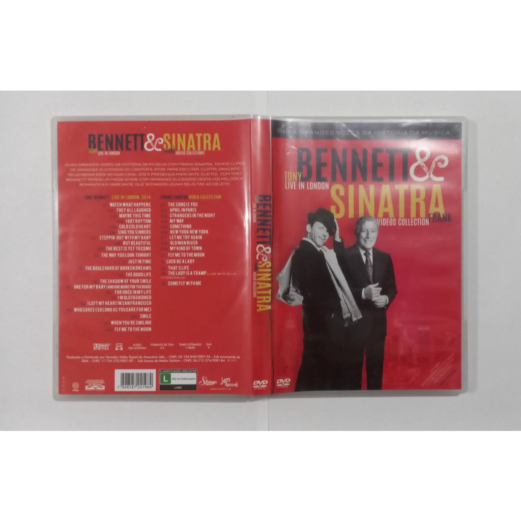 DVD Tony Bennett & Frank Sinatra Live in London