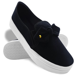 Tênis Feminino Laço Casual Confortavel