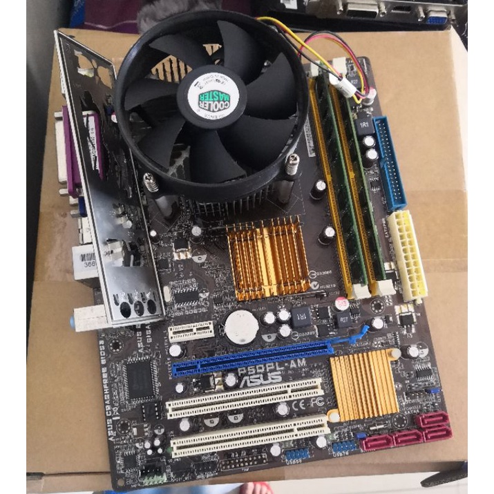 Kit 775 Core2quad 8300 Placa Mãe Asus P5qpl-am Ddr2 2x2 4gb - Escorrega ...