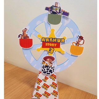 5/10/15/20/25 Caixas Roda Gigante Personalizada Festa TOY STORY em Oferta na Shopee