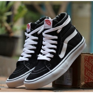 Tenis vans cano alto preto clearance masculino