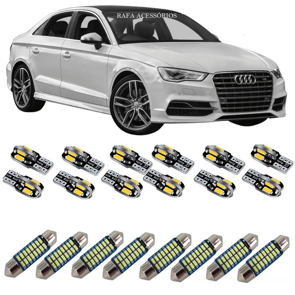 Kit Lâmpada Led T10/torpedo Audi A3 A5 (2002/2016) - Canbus