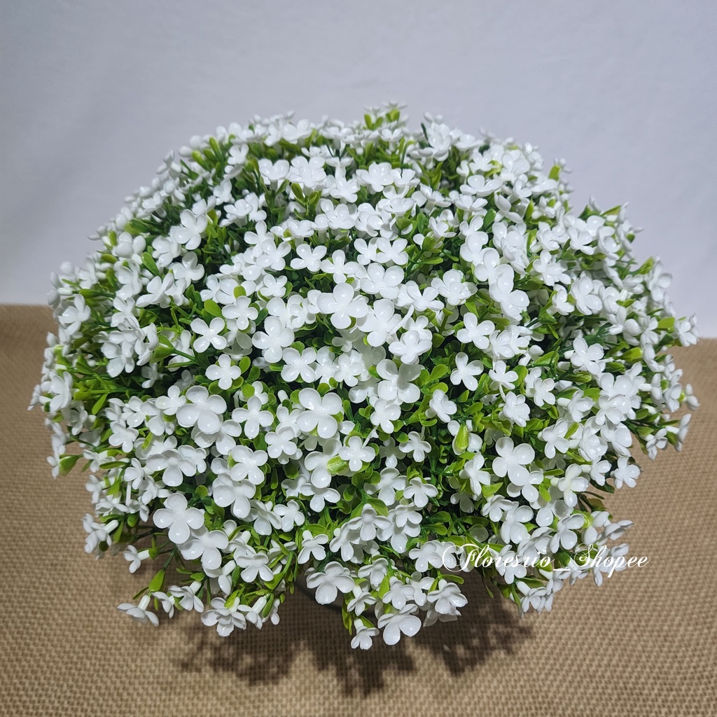 Kit/3 Plantas Matinho de Florzinha Artificial Floral Folhagem P/ Decoração Casamento, Arranjos, Decorar Festas mato e planta verde em Oferta na Shopee