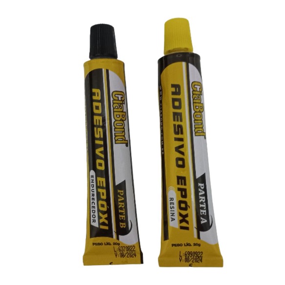 Adesivo epóx resina + endurecedor 40g
