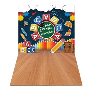 Fundo Fotográfico Escola Cenário em Tecido 1,75x1,20 PN-01033