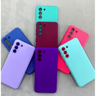 Capa Capinha Case Samsung S21 / S21 Ultra/S21 FE Silicone Aveludada Protege Câmera Colorida Capinha Anti Impacto