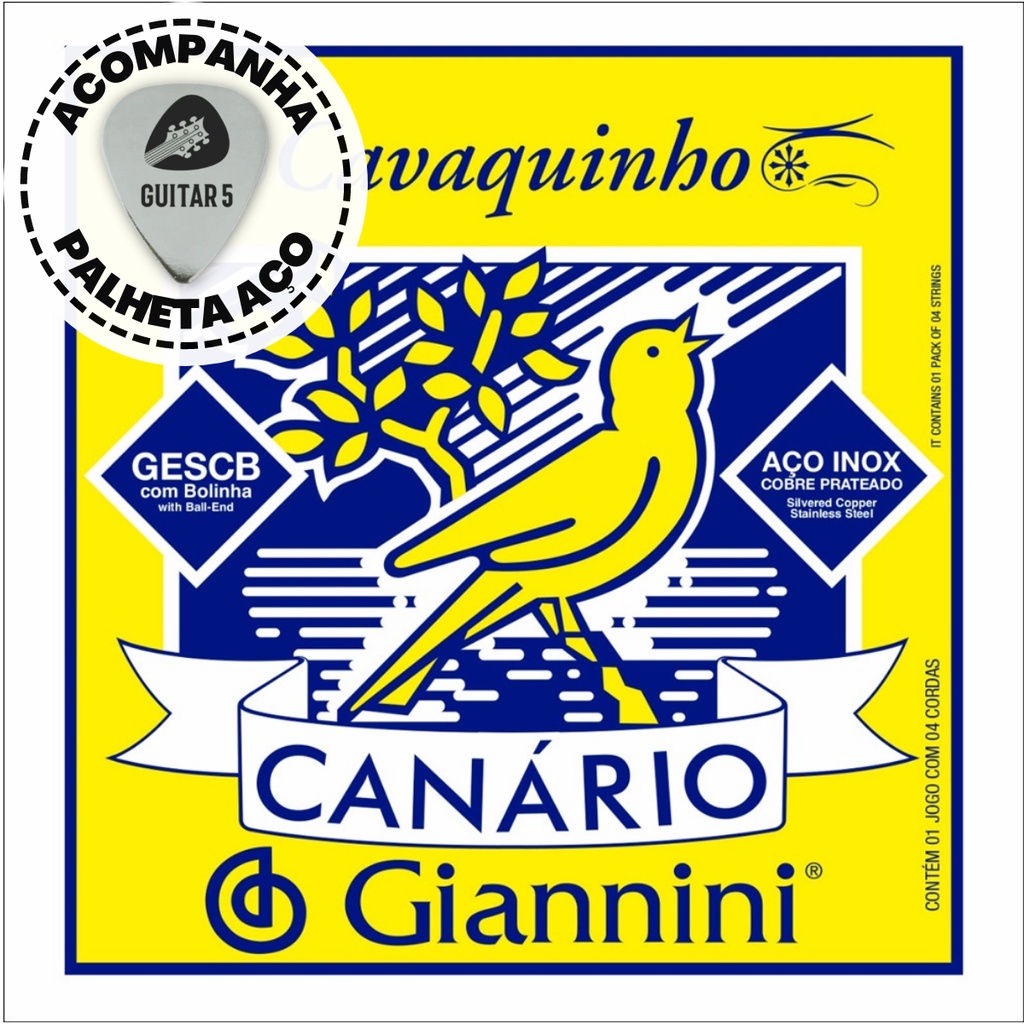 Corda Cavaquinho Giannini: Onde Comprar | BuscaProdutos