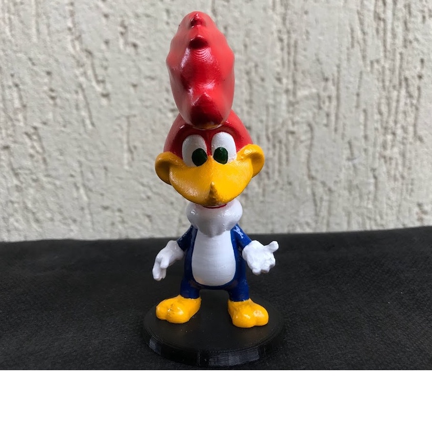 Pica Pau Woody  Woodypecker Figura de Ação Boneco Colecionável  Impressão 3D