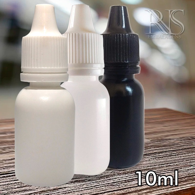 150 Frasco Plástico 10ml Conta Gotas - Ref 2580