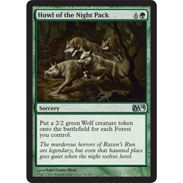 Uivo da Matilha Noturna (Lobo) - - Magic The Gathering