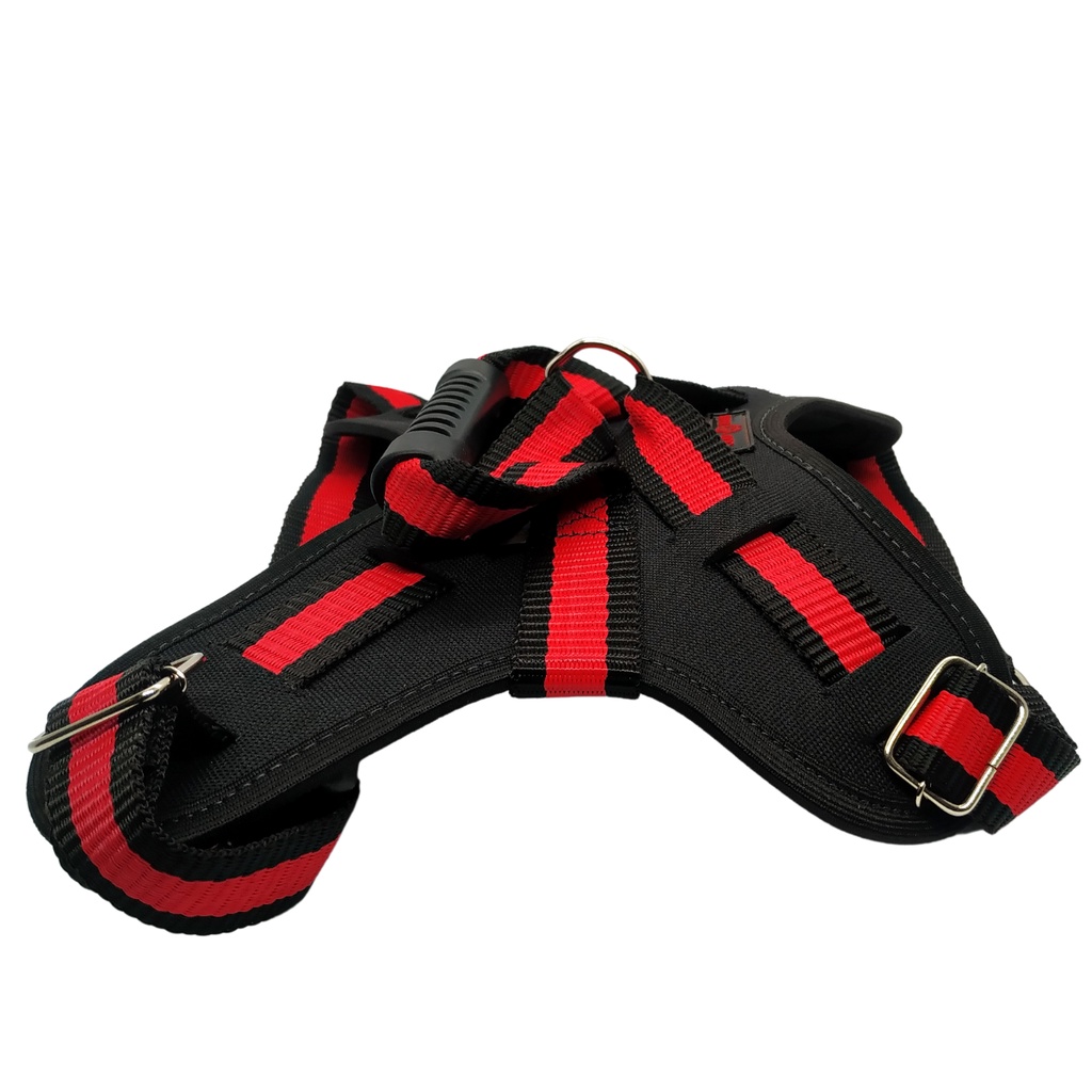 Peitoral X Coleira de Cachorro Preto e Vermelho com Guia Amortecedor para Cão Grande Labrador Boxer Pitbull Pastor Alemão Fila Rottweiler Golden Passeios Oferta da Fábrica