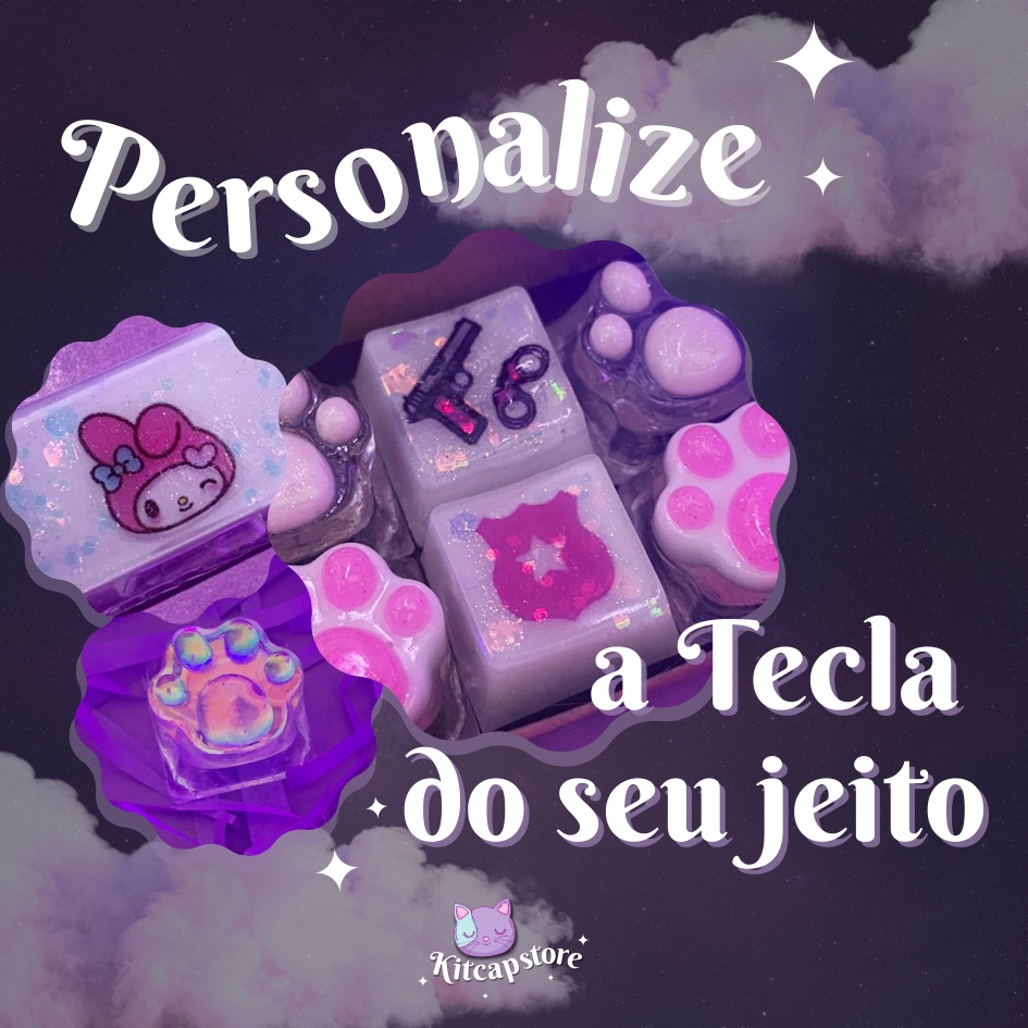 Keycap Tecla Personalizada Com A Sua Imagem Teclado Mecânico Unidade