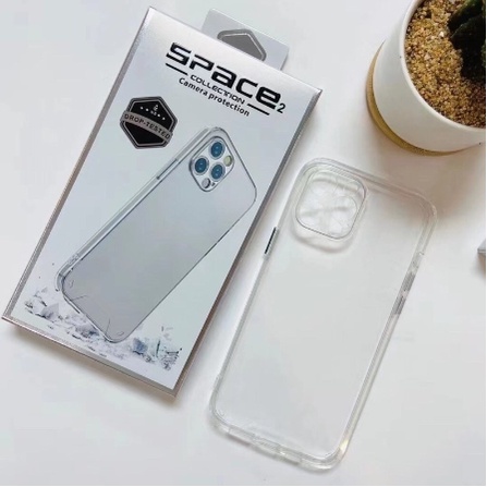 Capa Capinha SPACE Series Ultra Transparente Anti Impacto Policarbonato TPU iPhone 7 8 Plus Xs Xr 11 12 13 14 15 Pro Max