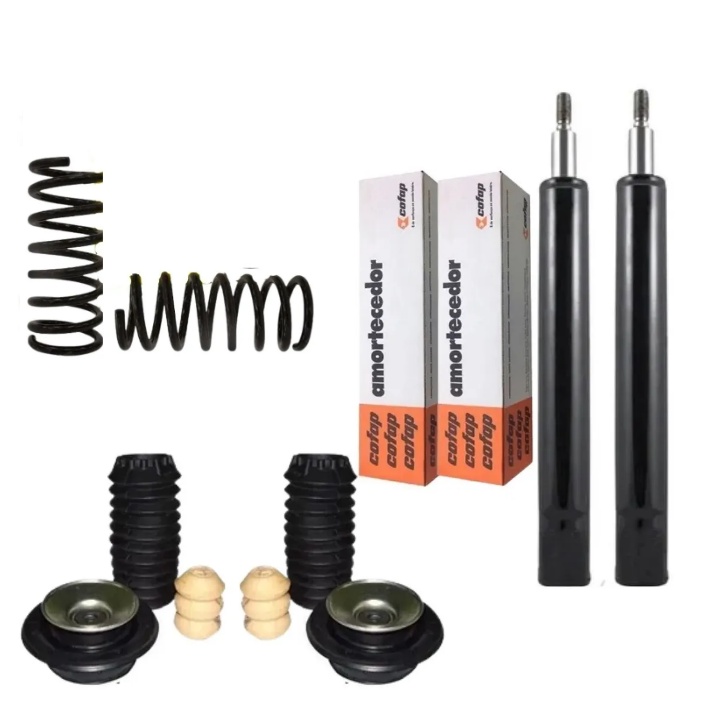 Par amortecedor dianteiro + Mola + kits Gol Parati 1995 até 1999 em Oferta na Shopee