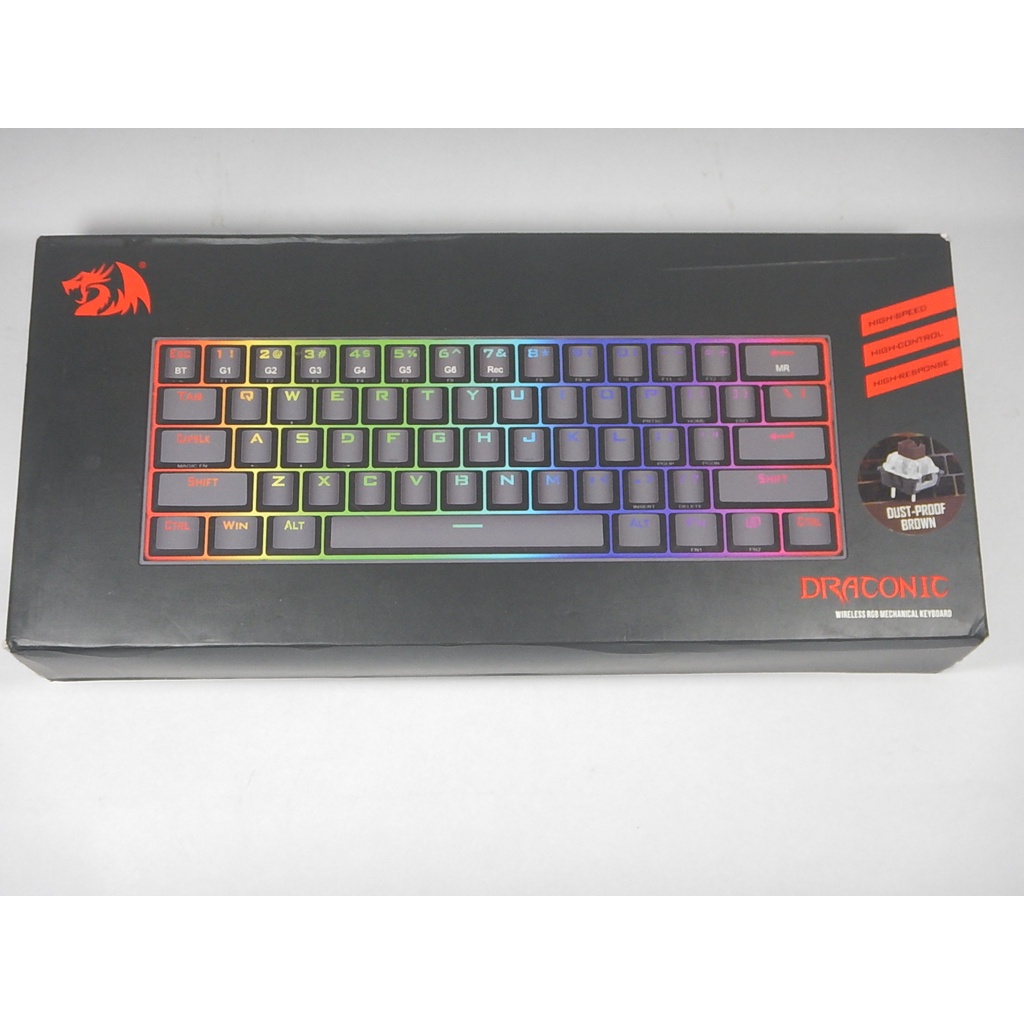 Teclado Mecânico Wireless Redragon Dragonic K530rgb
