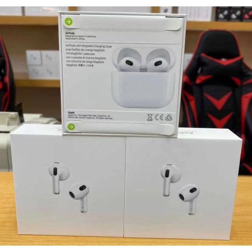 Fone De Ouvido Bluetooth Airpods 3 Geração Carregamento Sem Fio Super Bass Fone Com microfone