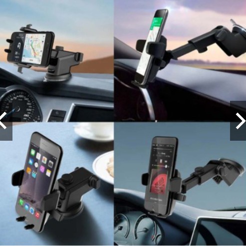 Suporte Celular GPS - CAIXA VERDE Carro Resistente Firme Haste Ajuste Prolongável Rotação 360 Base cx verde
