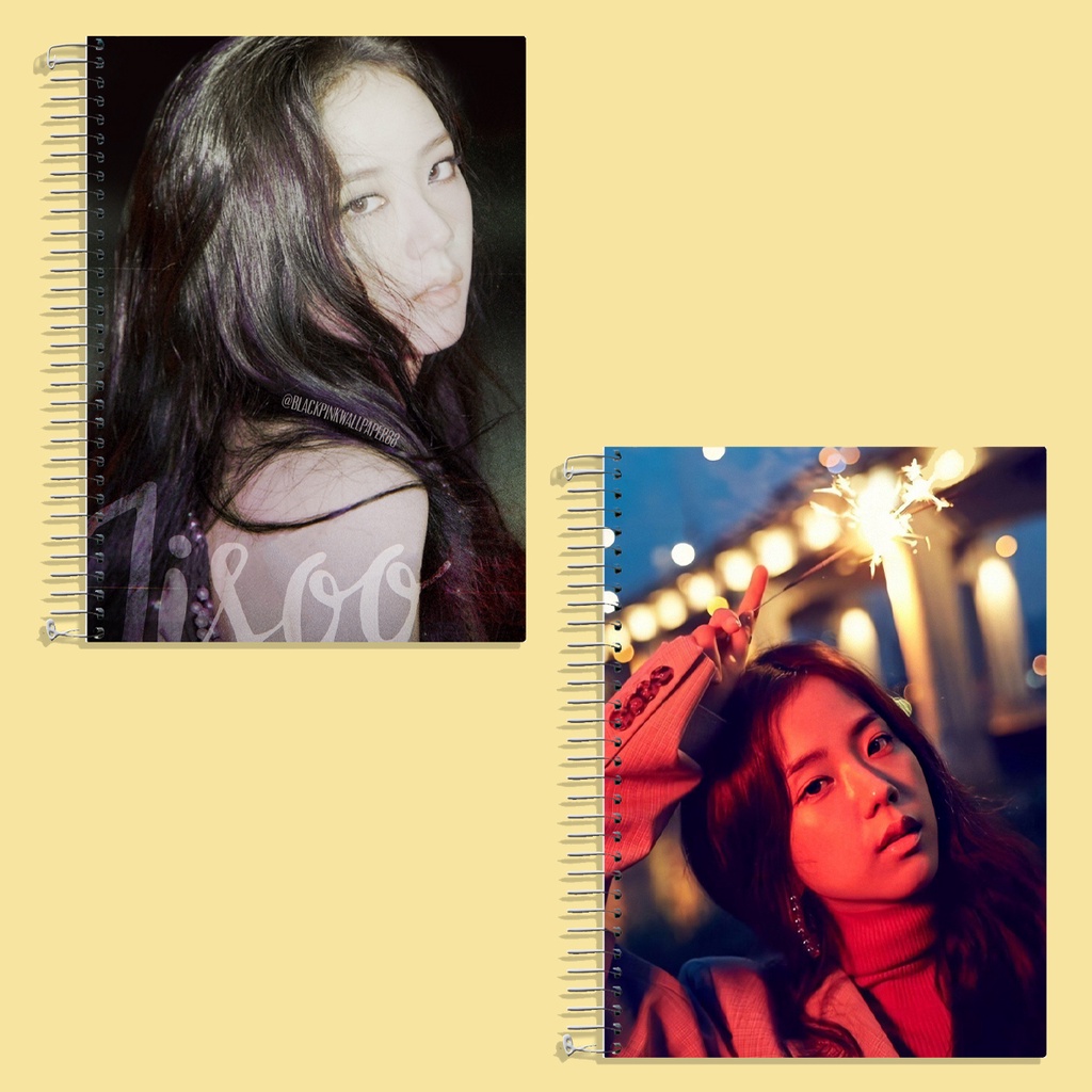 CADERNO JISOO BLACKPINK PERSONALIZADO - 1, 10 e 20 matérias