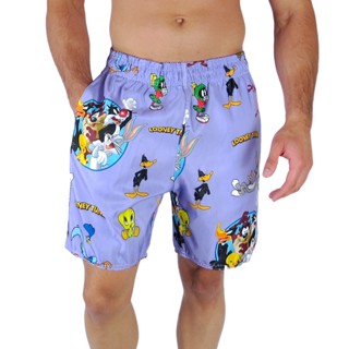 Short Praia Masculino Looney Tunes Tac Tel Verão Alta Gramatura Envio Imediato
