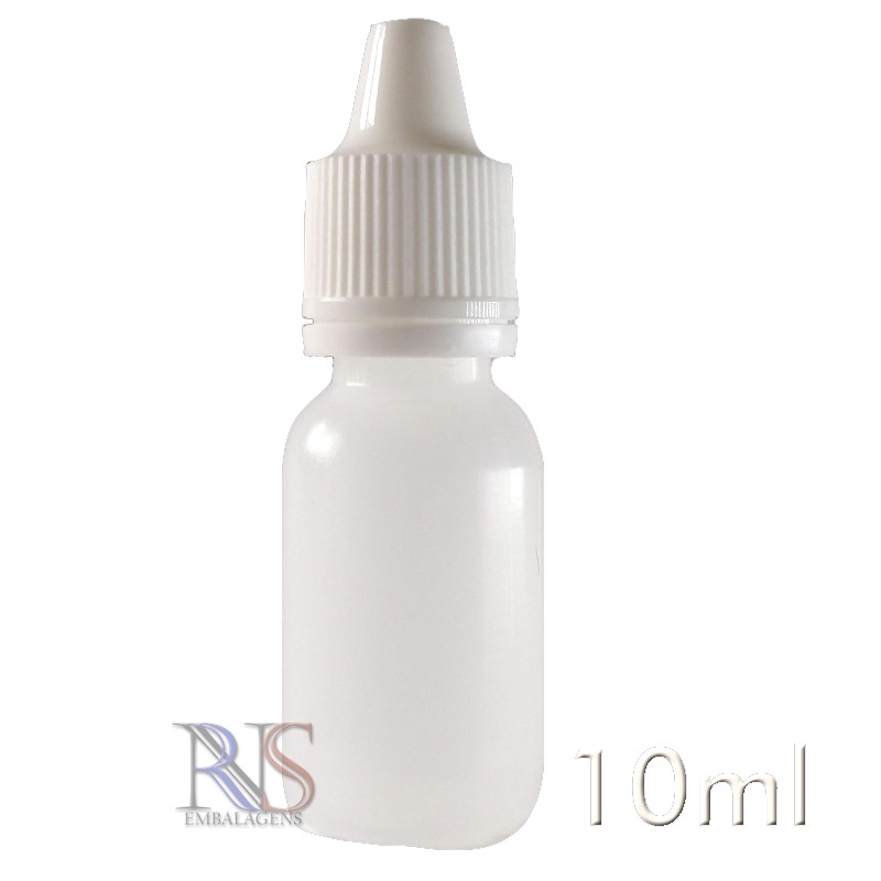 10 Frasco Plástico 10ml Conta Gotas - Ref 2580