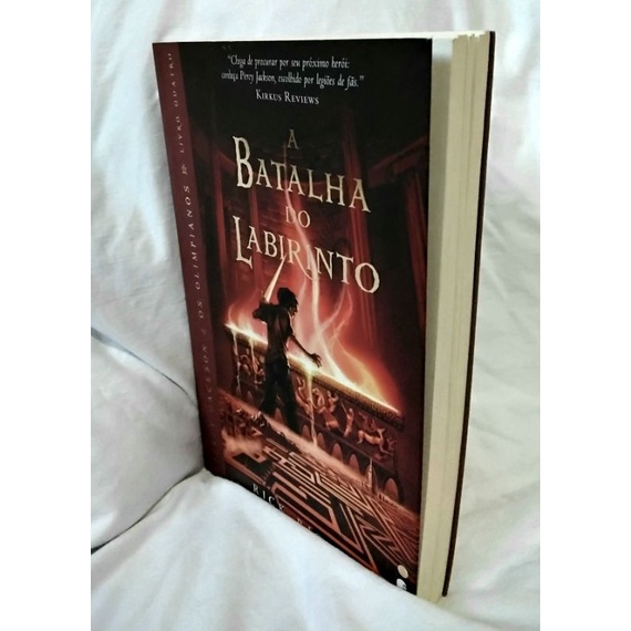 Livro Percy Jackson- A Batalha Do Labirinto- Rick Riordan | Shopee Brasil