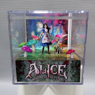 Cubo Diorama Alice Madness Returns em Oferta na Shopee